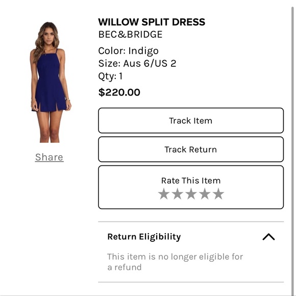 Bec&Bridge - Willow Dress from Revolve - Picture 5 of 7